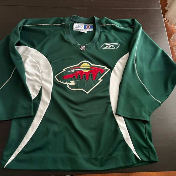 Mens Reebok CCM Minnesota Wild Hockey Jersey Size Large - Picture 1 of 5